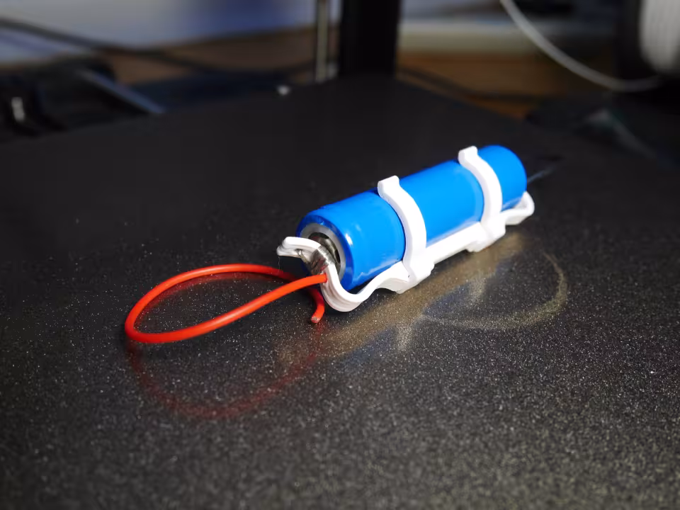 18650 springy battery holder